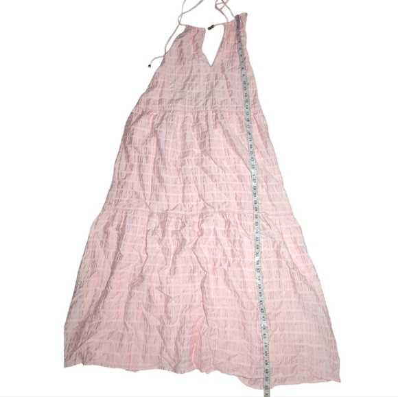 Tularosa Julianna Maxi Dress In Blush Pink Stripe Size M - Picture 8 of 10